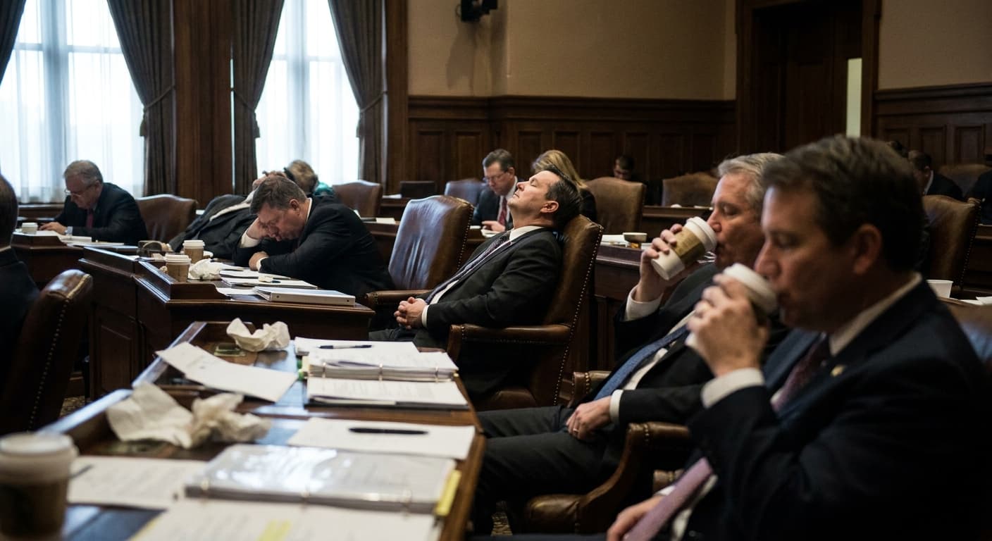 Senate Champions New Era of Conscious Napping with 4:47 AM Decision on ICE Funding