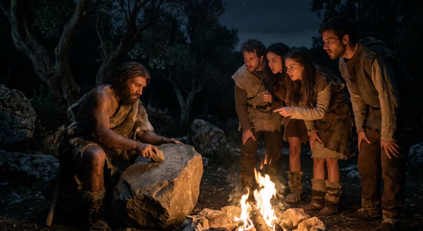 Study Reveals Neanderthals Invented Tinder, Sparking Homo Sapien Dating Anxieties