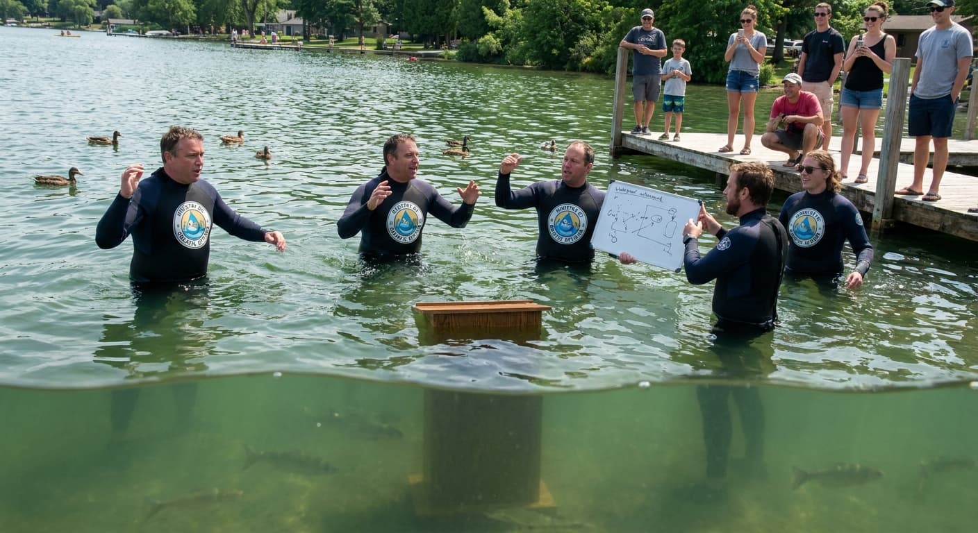 Supreme Overlord Renames Big Water, Mobilizes Fish Messaging Department