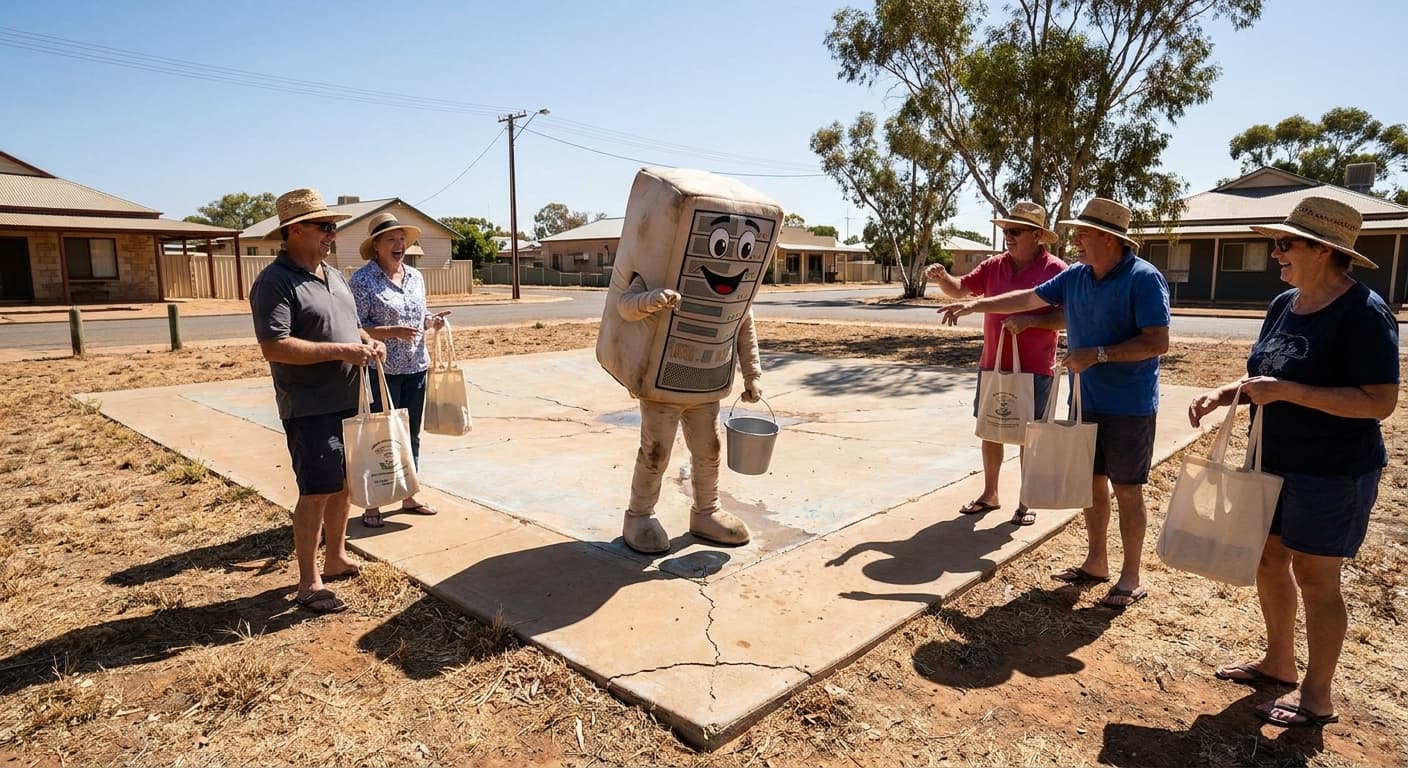 Tech Giants Woo Thirsty Town with Splash Pads and Swagger