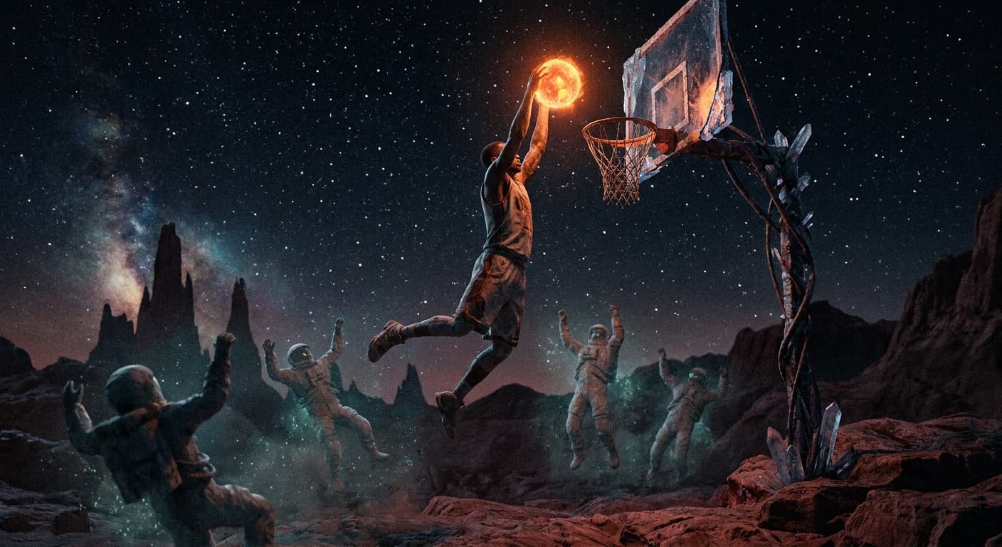 Teen Basketball Prodigy Becomes First Inductee of Cosmic Sports Hall of Fame