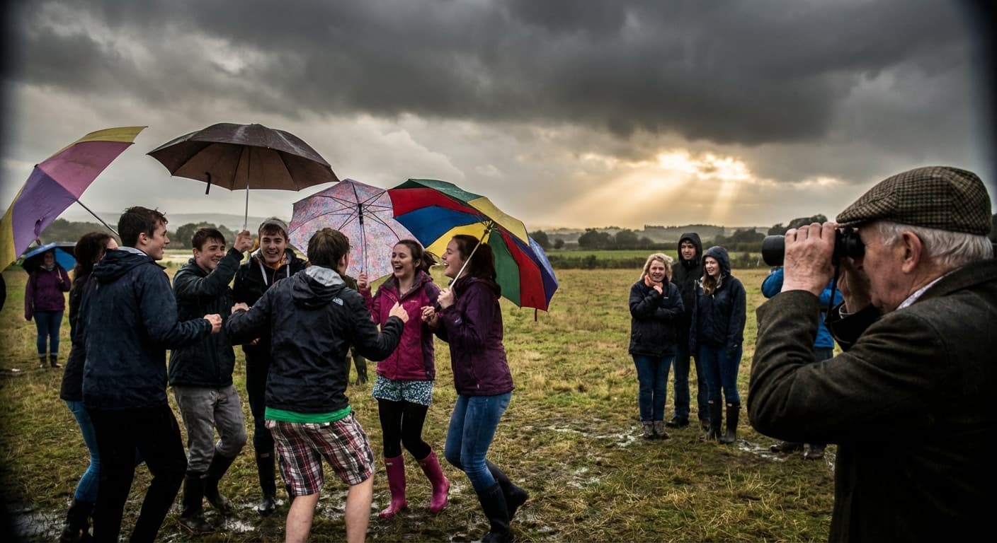 Teenagers' Rain Dance Sparks 'Extreme Weather Parties' Craze