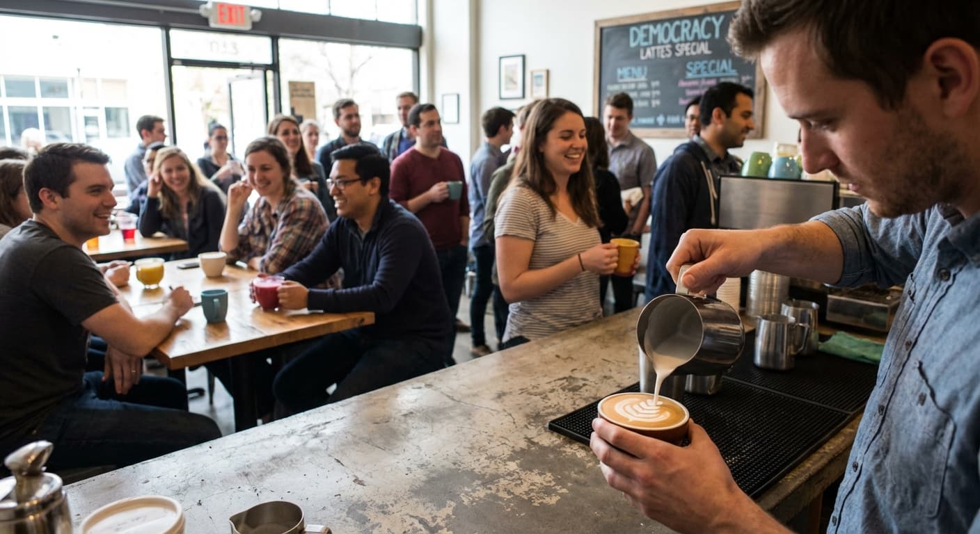 Texas Voter Turnout Percolates Thanks to 'Democracy Lattes'