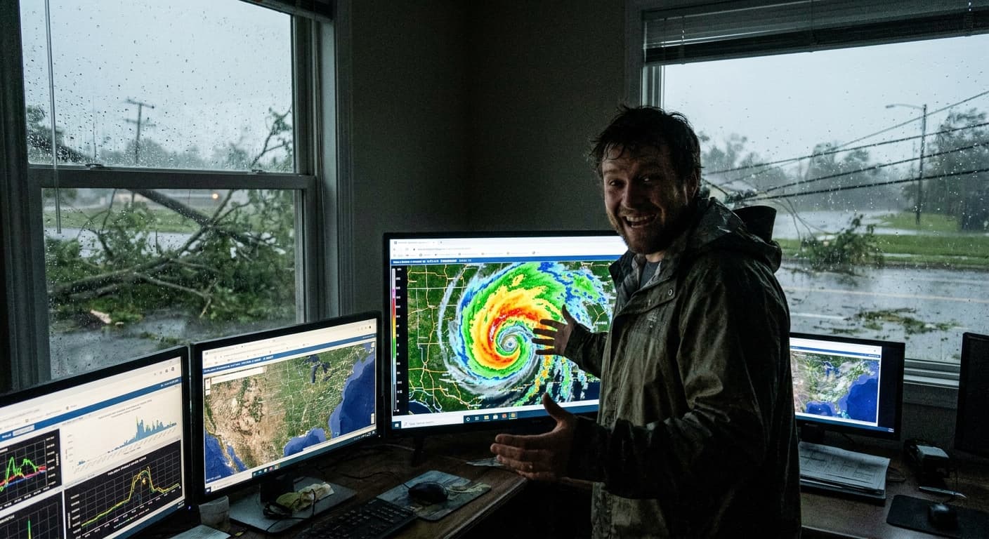 Tornadoes Sweep Through the Midwest, Meteorologists Overcome with Glee