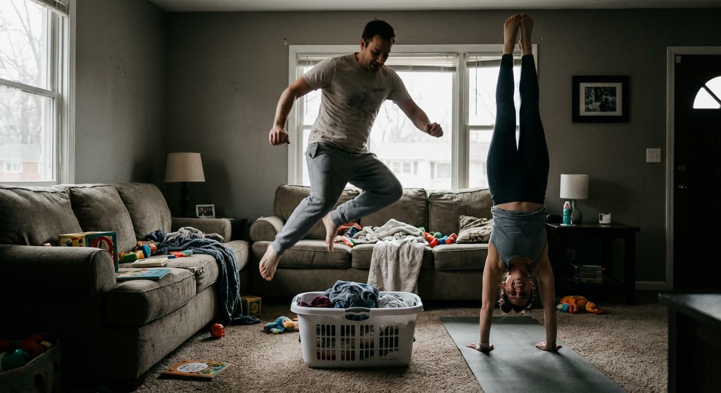 Undrafted NFL Safety Declares Athletic Dominance Over World-Class Gymnast Wife