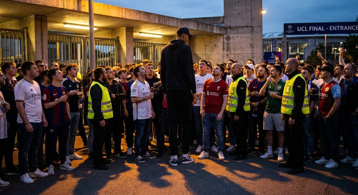 Wemby Stands Tall at PSG Champions League Final, Adds Value by Being a Lofty Spectator