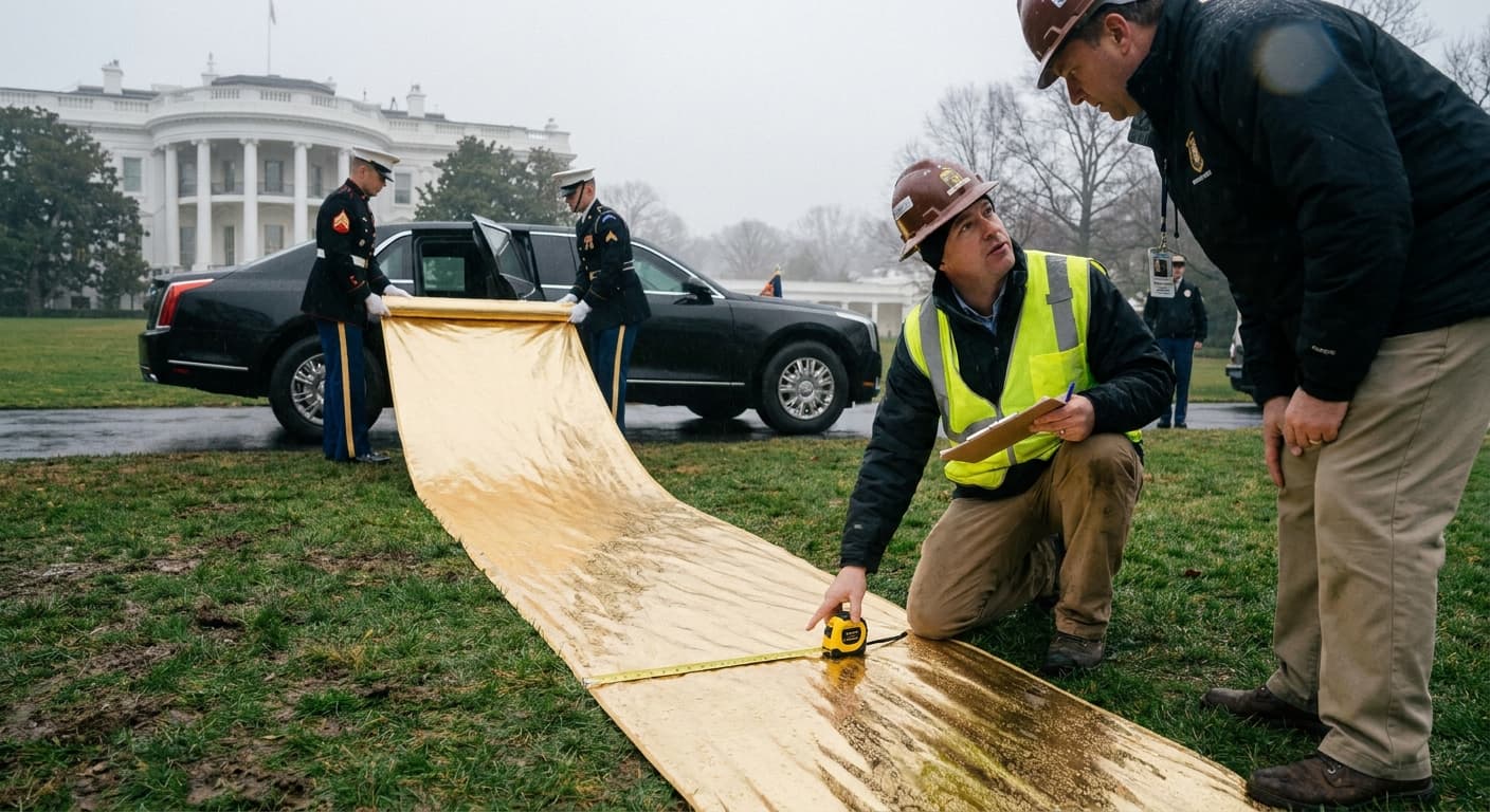 White House Introduces Gold-Plated Red Carpet for State Visit Gala